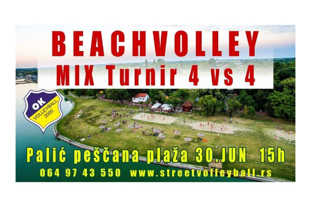 Beachvolley turnir rekreativaca 4 vs 4 2018